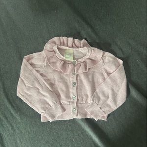 NWOT pink sparkly baby cardigan 24m first impressions